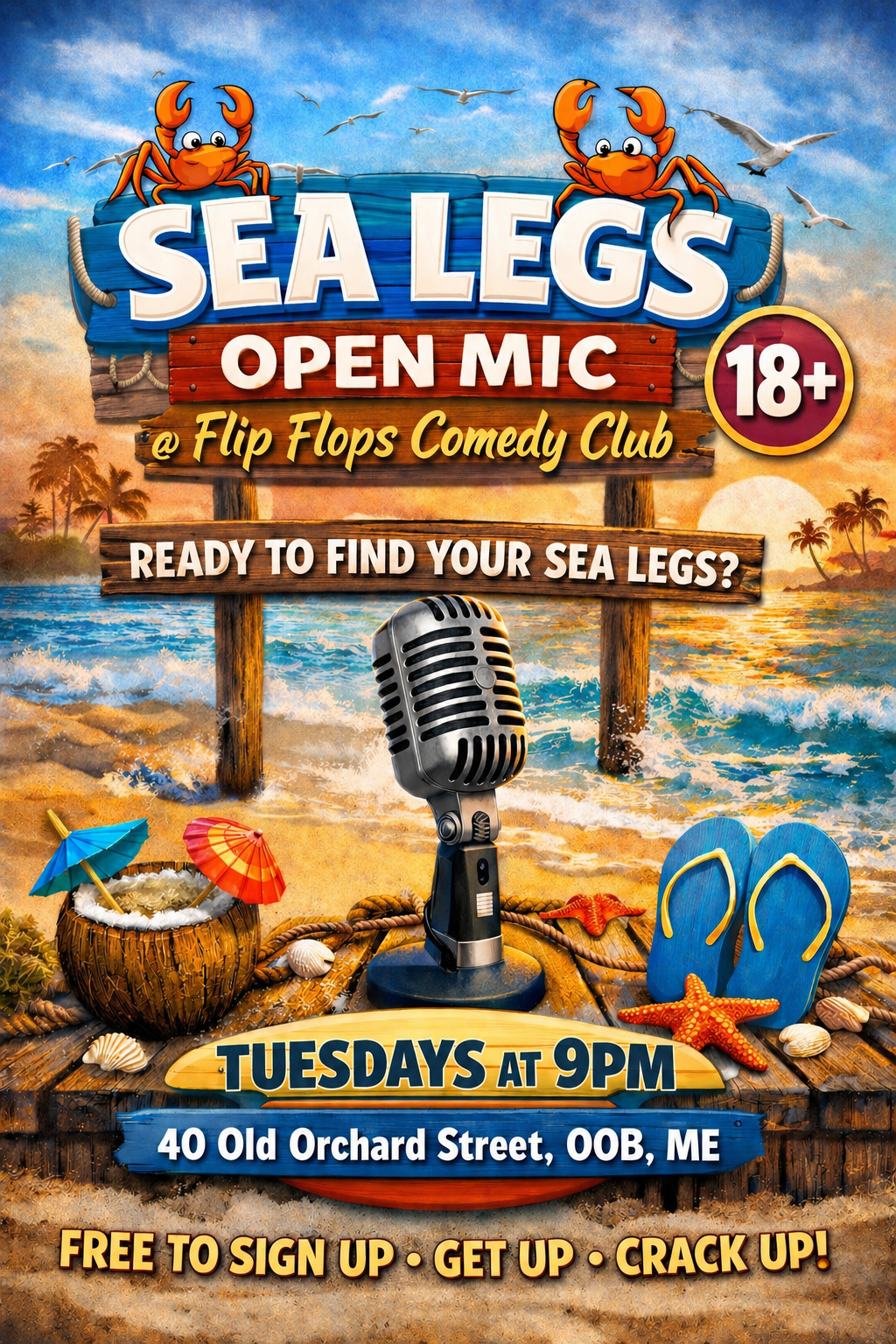 Sea Legs Open Mic