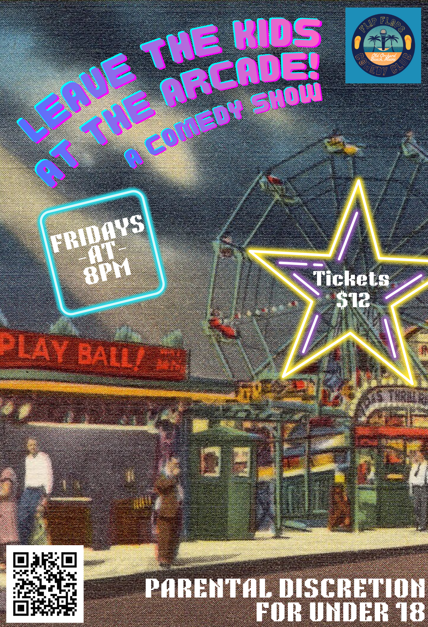 Leave The Kids At The Arcade: A Comedy Show